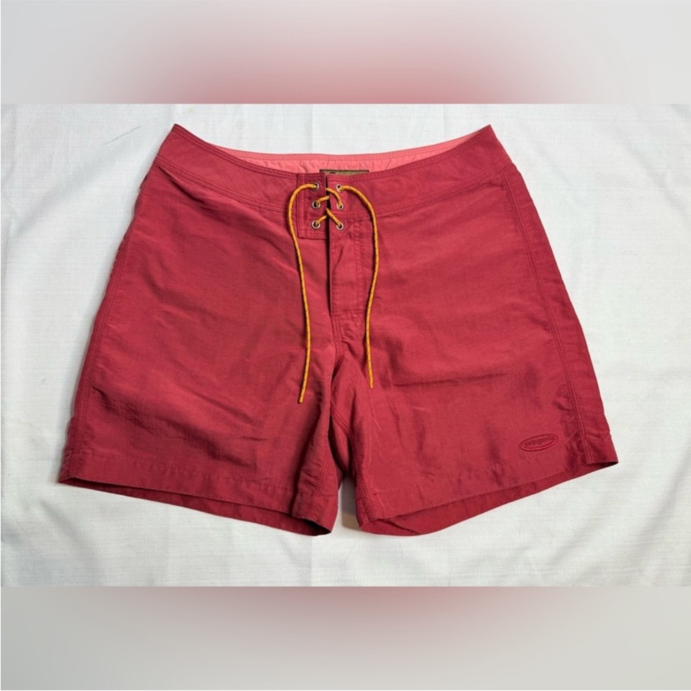Pataloha By Patagonia Dark Red Lightweight Board Shorts Women’s Size 8